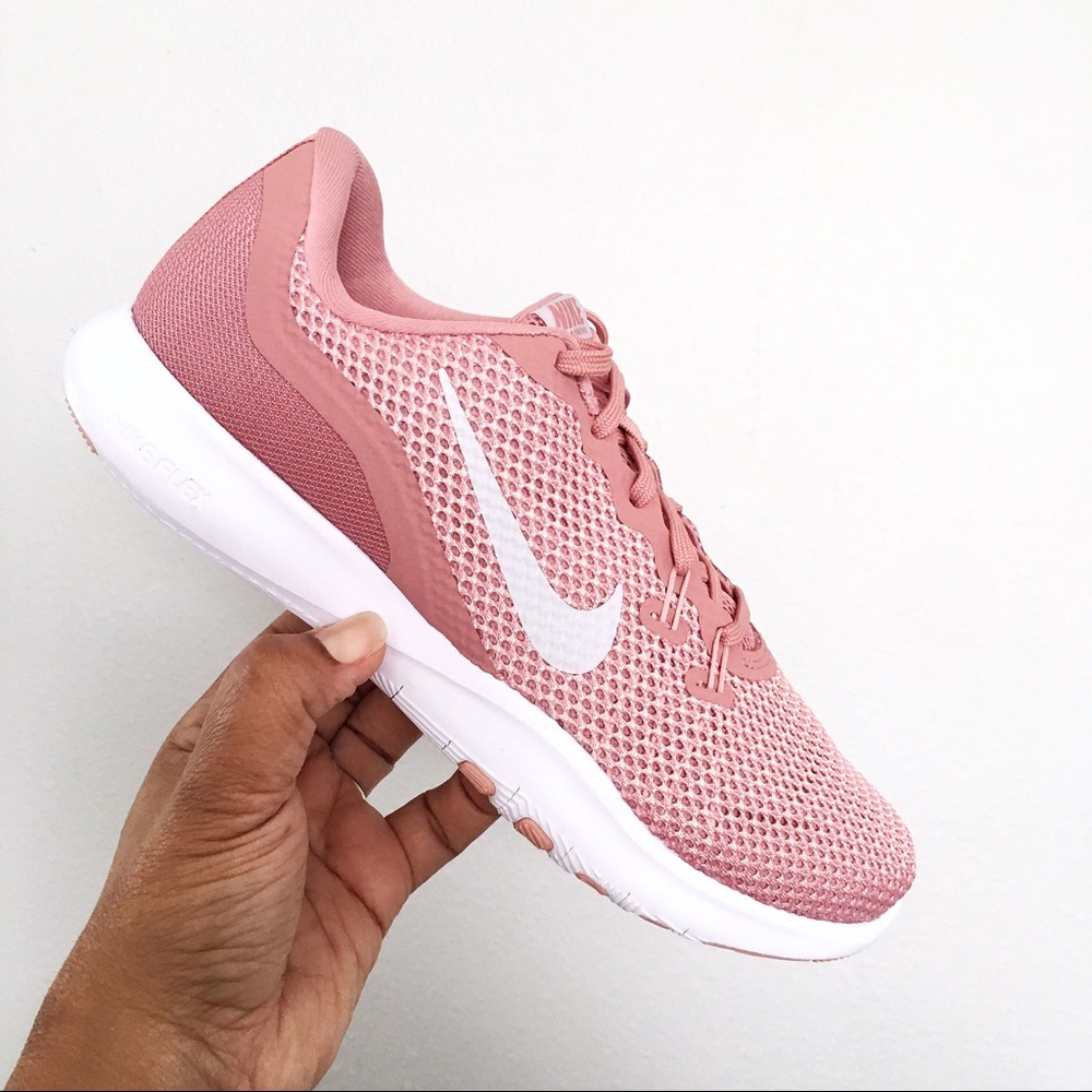Nike Flex Trainer 7 Rust Pink Training Shoes - Picture 2 of 8